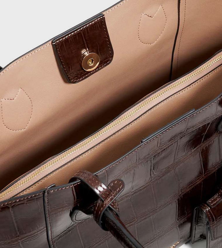 DEXTERITY Textured Tote Bag with Coin Pouch