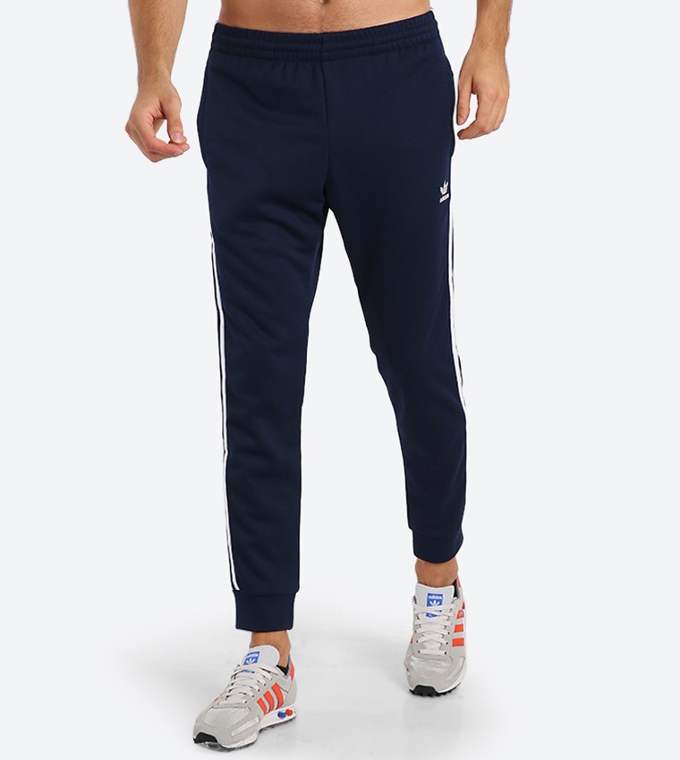 Buy Adidas Originals Superstar Track Pants Navy DH5834 In Navy