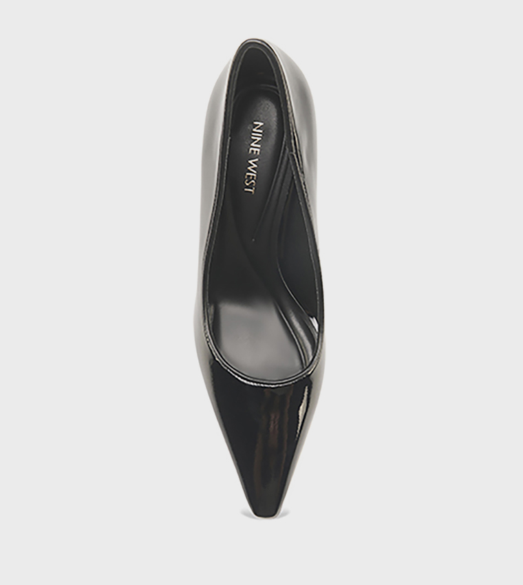 DIANA Glossy Pointed Toe Pumps