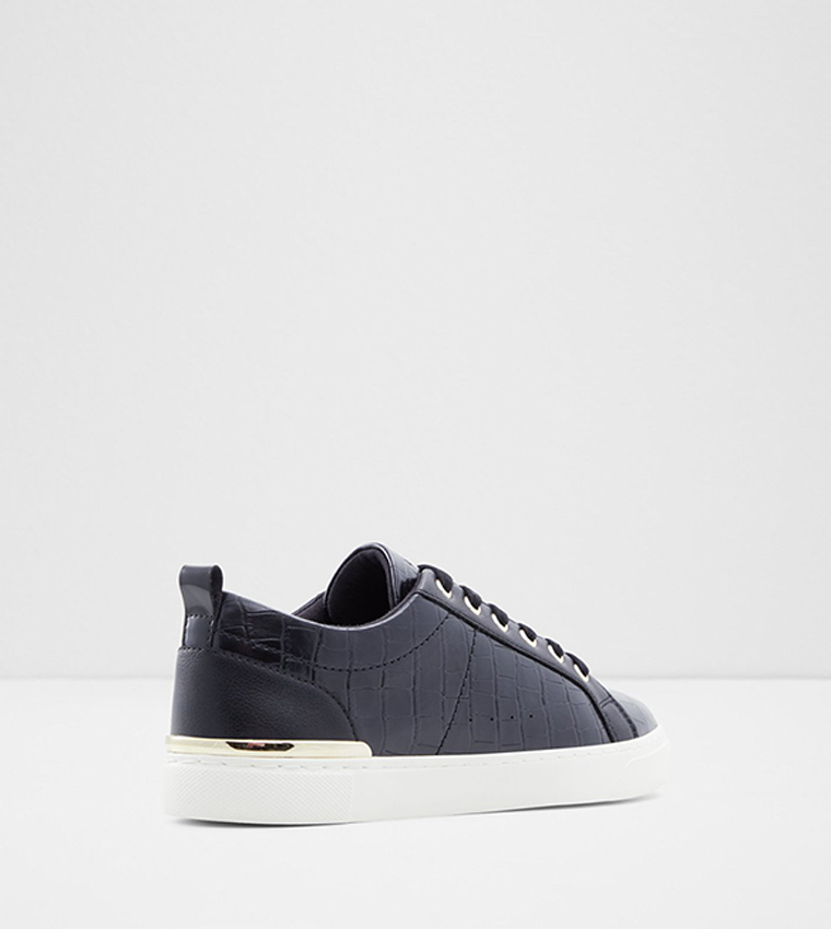 DILATHIELLE Textured Lace Up Sneakers