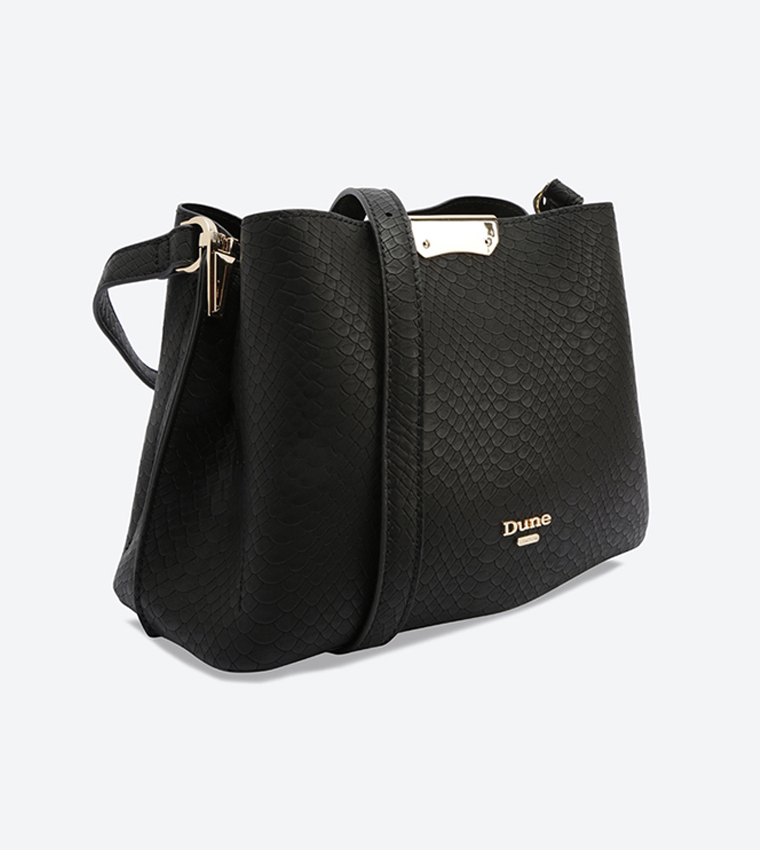 Buy Dune London Small Triangle Base Cross Body Bag Black DINIDARROW In Black 6thStreet Qatar