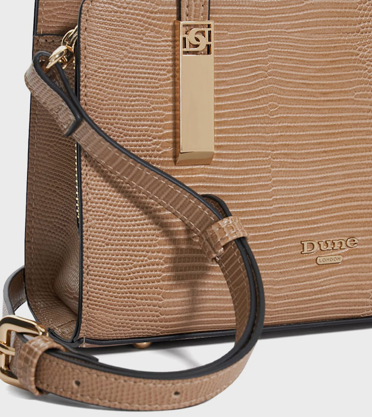 DINKIEDENBEIGH Textured Satchel Bag