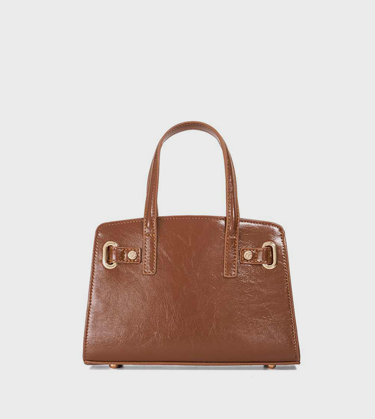 DINKYDEFINE Animal Print Satchel Bag