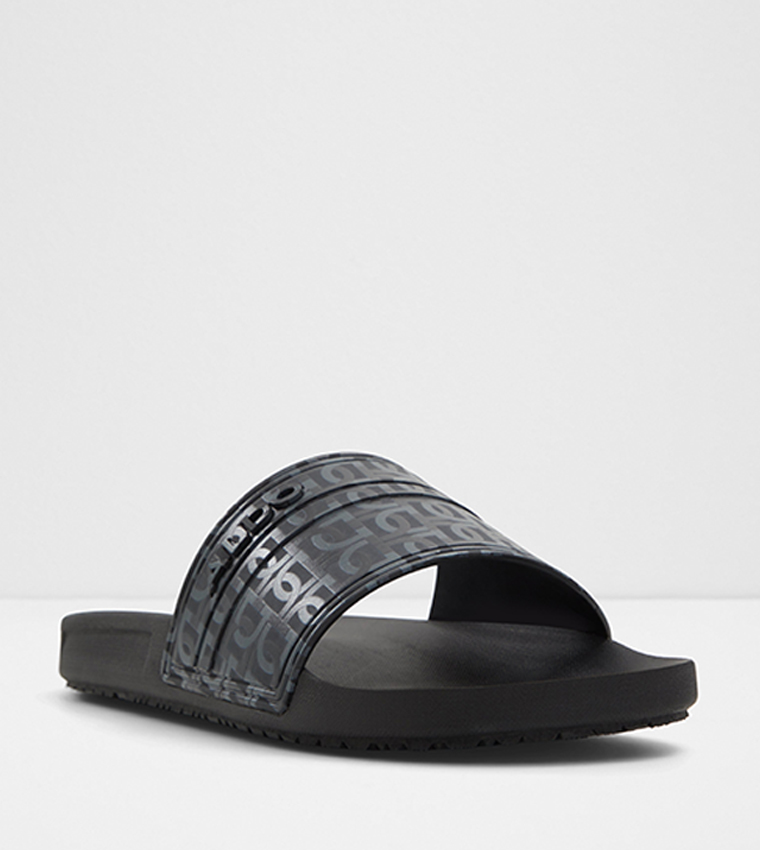 Aldo discount black slides