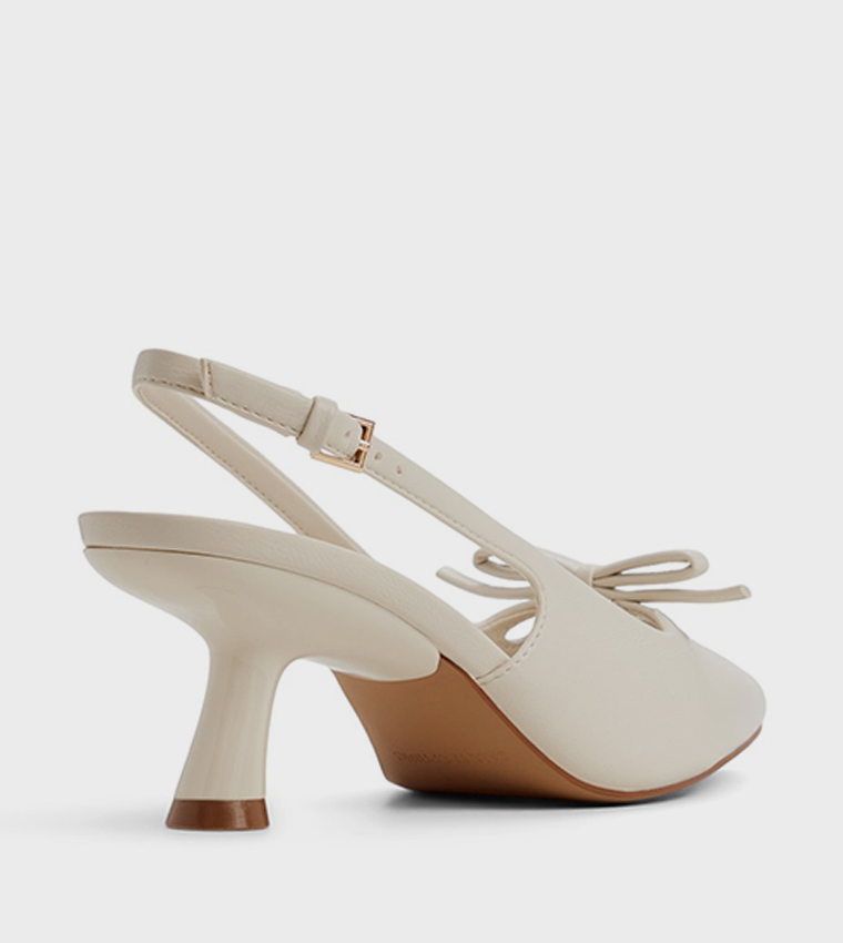 DIORAH Pointed Toe Slingback Pumps