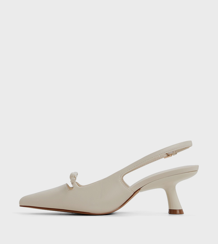 DIORAH Pointed Toe Slingback Pumps