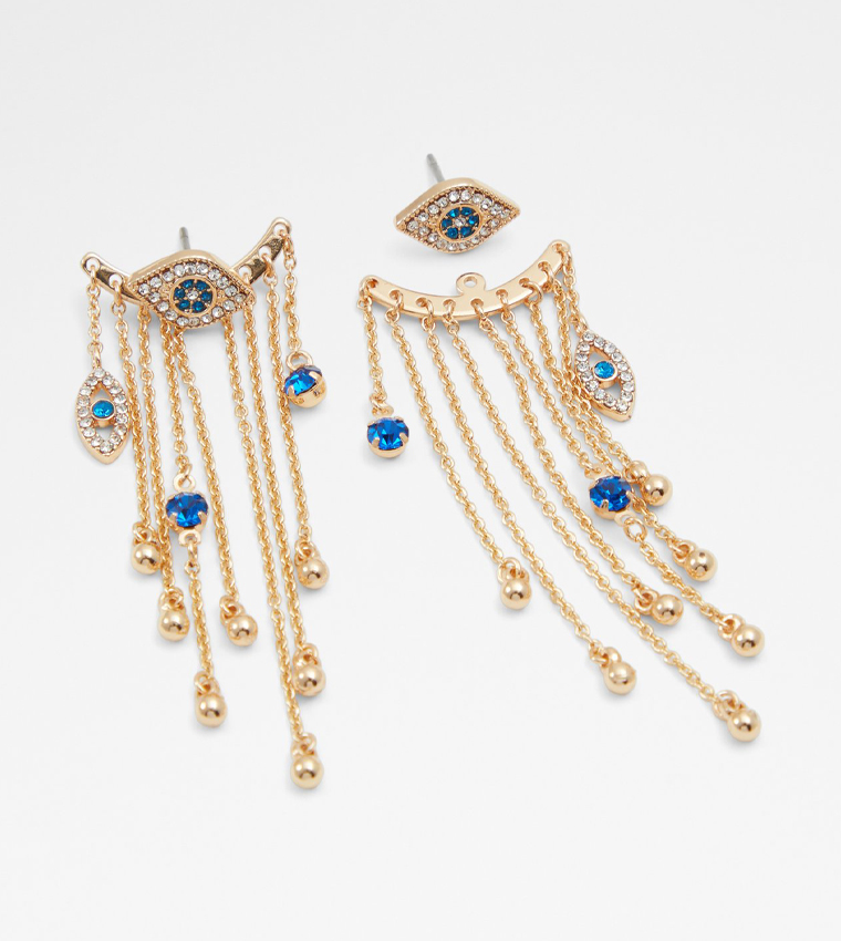Buy Aldo Accessories DIRASA2.0 Evil Eye Dangler Earrings In Gold 6thStreet Bahrain