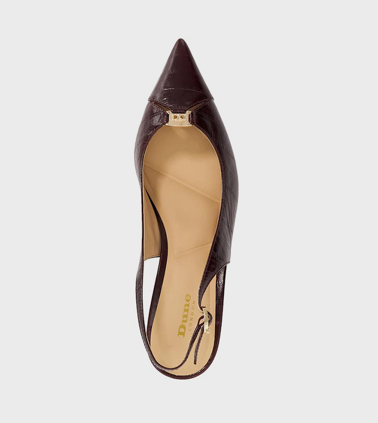 DISTINCTIVE Pointed Toe Slingback Pumps