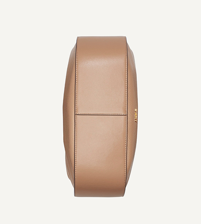 ABBY Logo Detail Hobo Bag