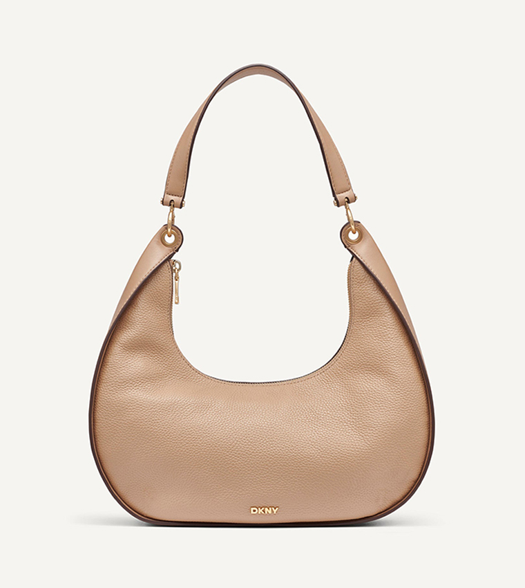 ABBY Logo Detail Hobo Bag