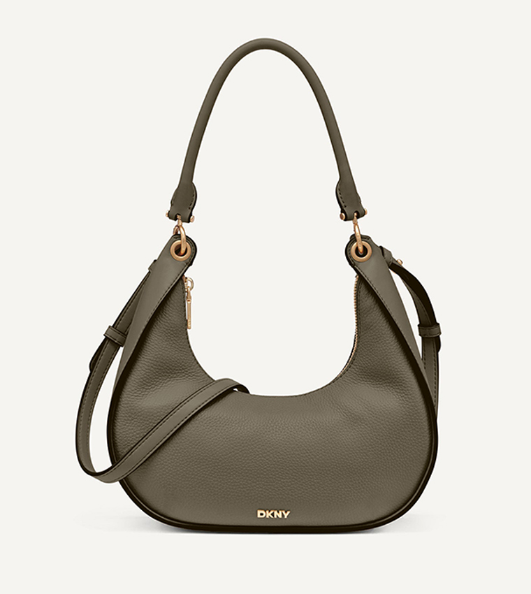 ABBY Logo Detail Hobo Bag