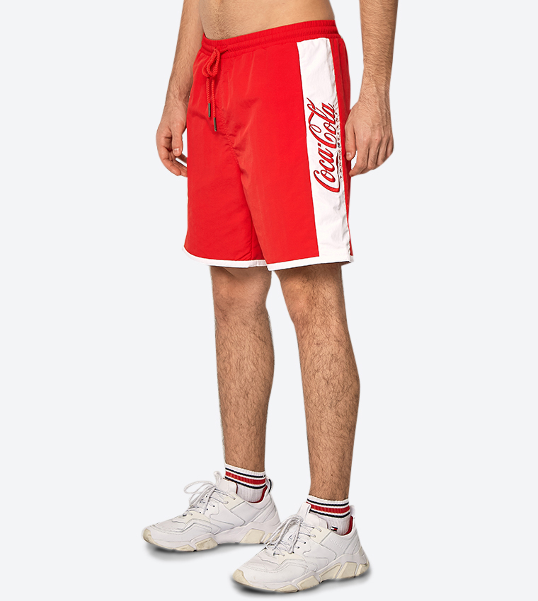 Tommy hilfiger coca hot sale cola shorts