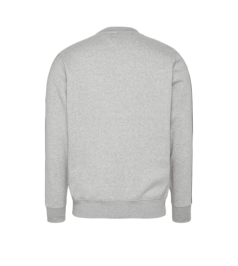 Buy Tommy Hilfiger TH Cool Logo Tape Sweatshirt In Grey