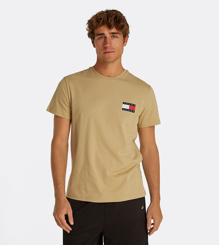 Flag Detail Short Sleeves T-Shirt