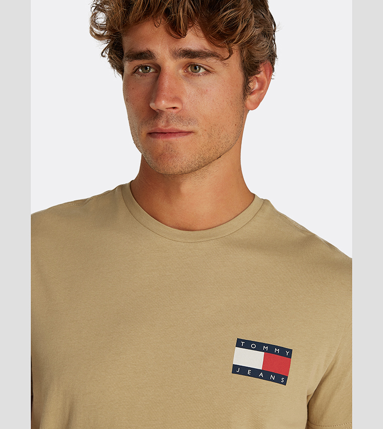 Flag Detail Short Sleeves T-Shirt