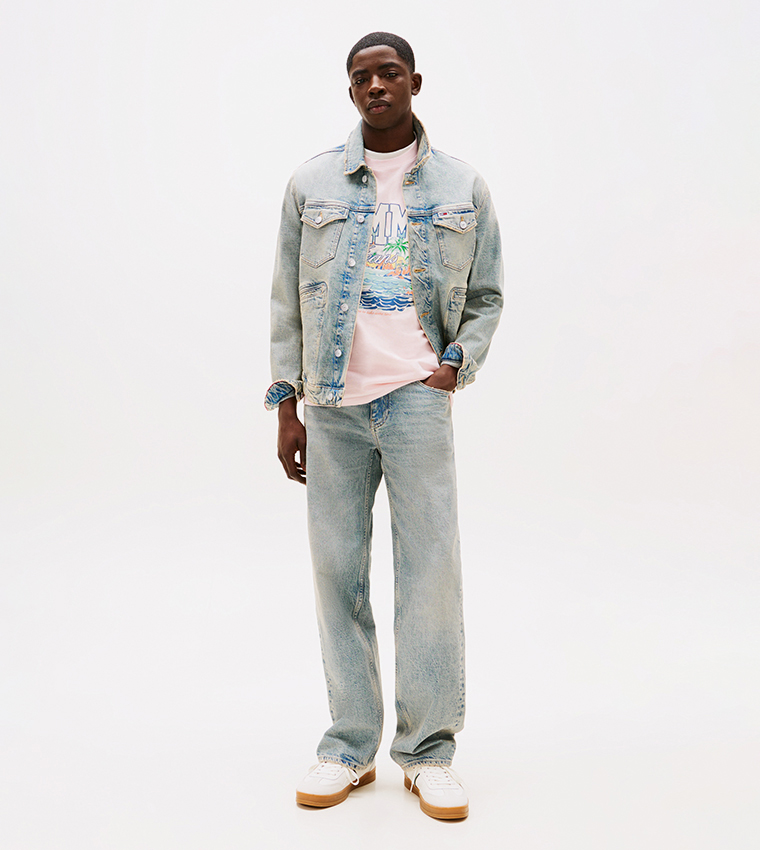 JAIMIE Washed Relaxed Fit Jeans