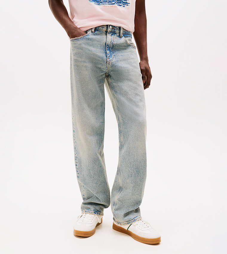 JAIMIE Washed Relaxed Fit Jeans