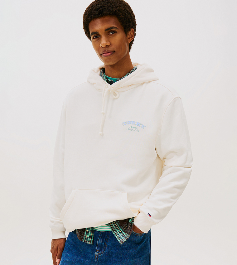 Logo Printed Long Sleeves Hoodie