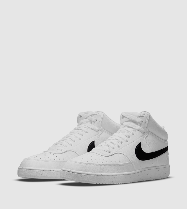 COURT VISION NN Textured Mid-Top Sneakers