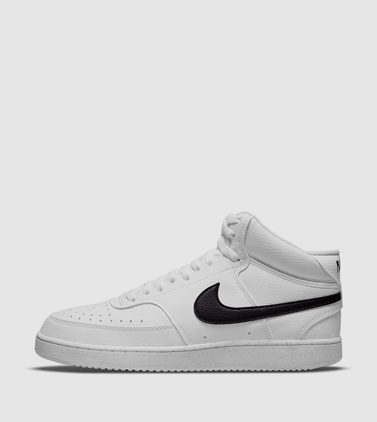 COURT VISION NN Textured Mid-Top Sneakers