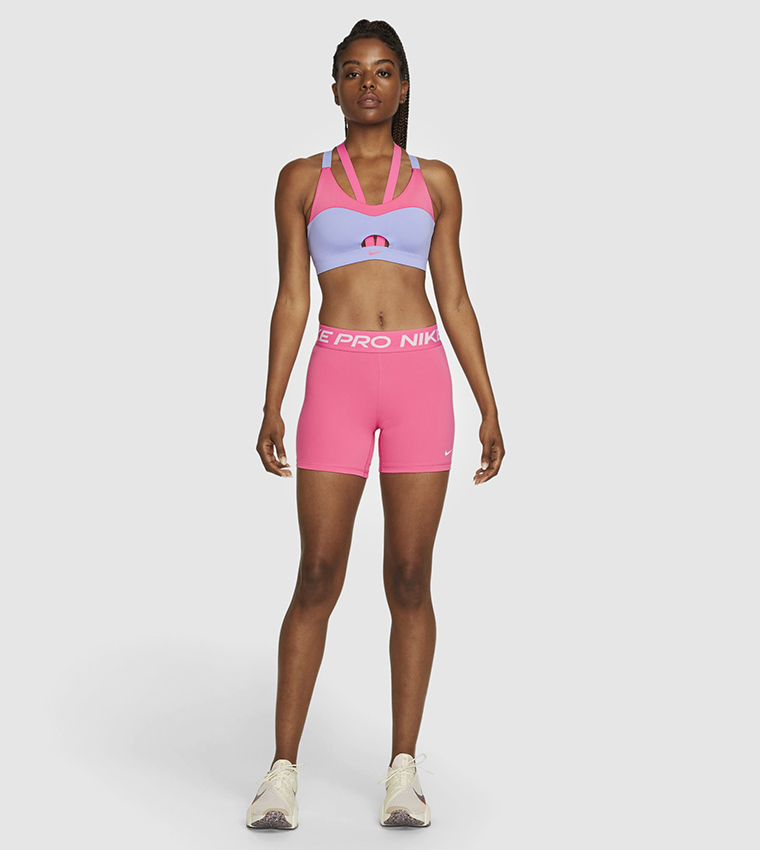 nike color block sports bra