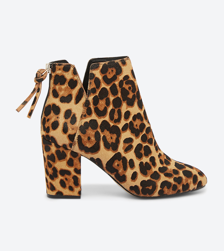 Aldo clearance leopard booties