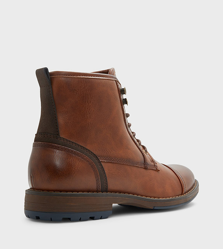 Buy Call It Spring DONOVANN Lace Up Ankle Boots In Brown 6thStreet Qatar