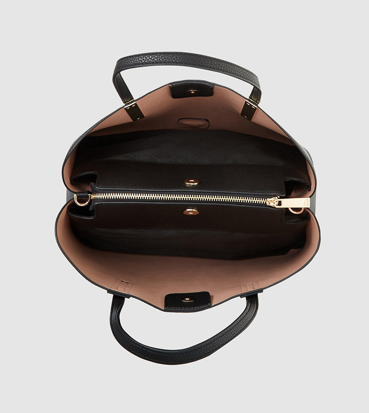 Buy Dune London Dorrie Large Unlined Tote Bag In Black 6thStreet UAE