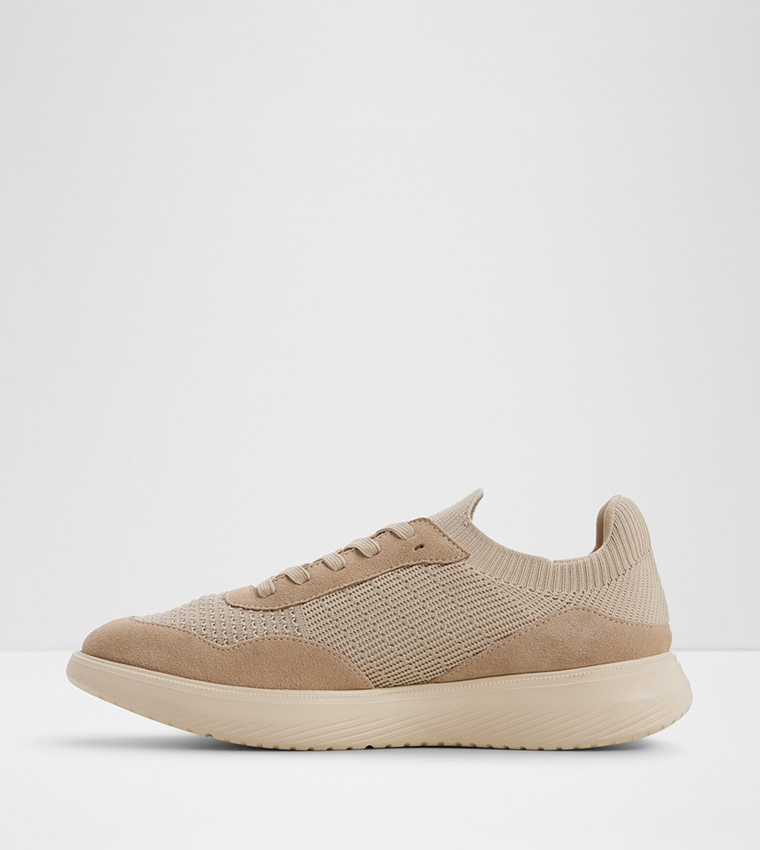 DOYLE Textured Lace-Up Sneakers
