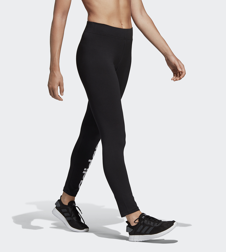 Buy Adidas Essentials Linear Tights Black In Black 6thStreet Kuwait