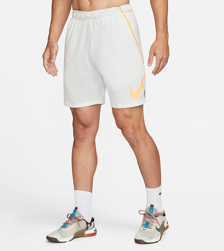 Buy Nike Dri Fit Knit Shorts 6.0 Dye In White | 6thStreet UAE