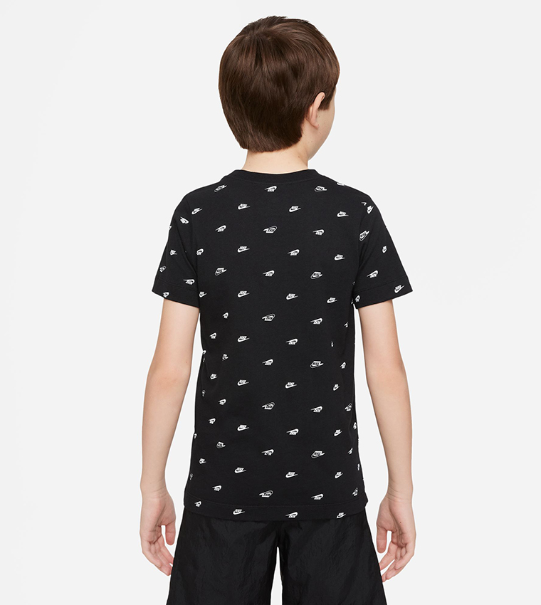 Boy's Printed Swoosh Sportswear T-Shirt