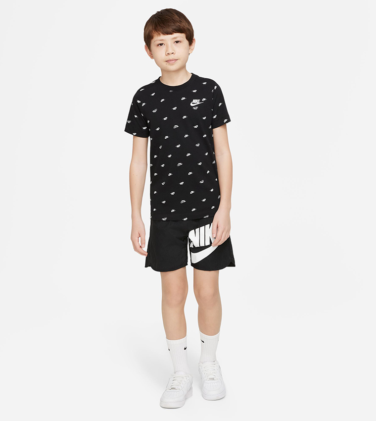 Boy's Printed Swoosh Sportswear T-Shirt