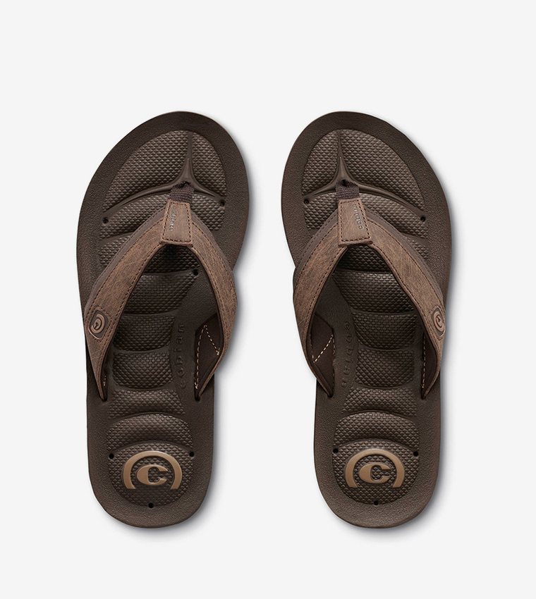 DRAINO Logo Detail Flip-Flops