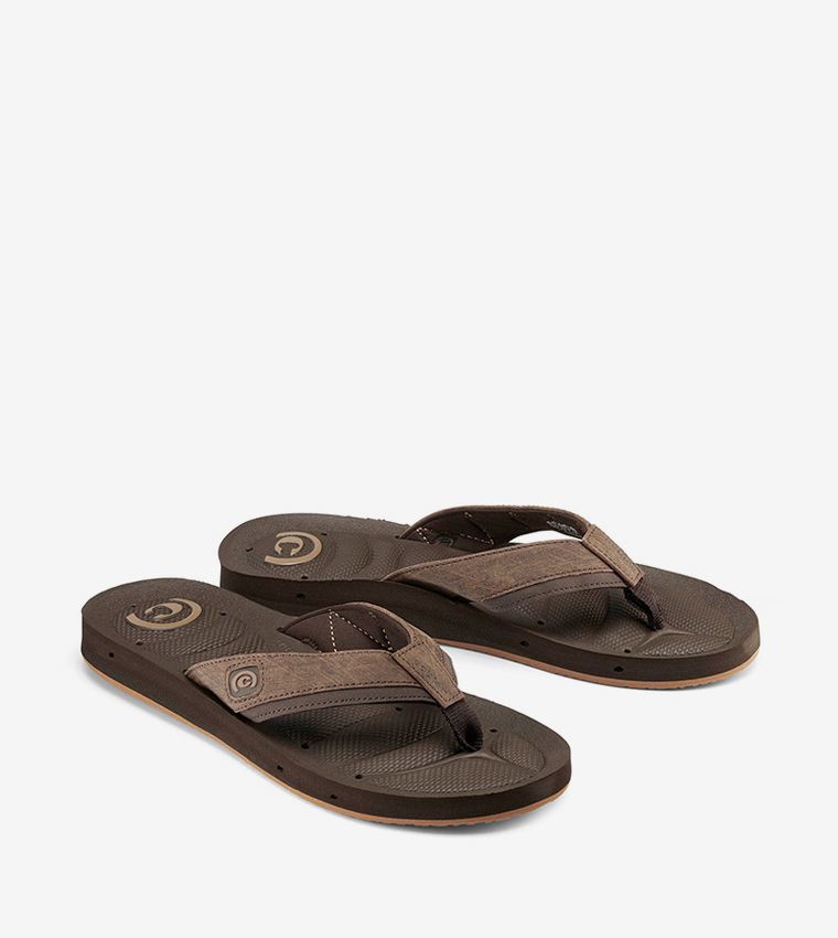 DRAINO Logo Detail Flip-Flops