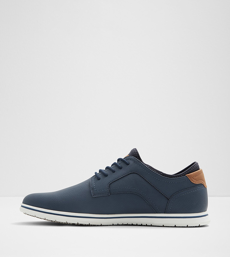 DRYMOS Textured Lace-Up Sneakers