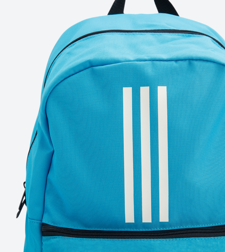 Buy Adidas Classic 3 Stripes Top Zip Backpack Blue DT2627 In Blue