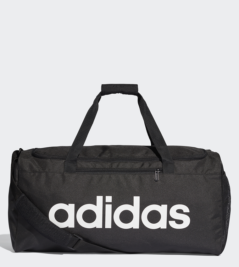 Buy Adidas Linear Core Duffel Bag Medium White In White 6thStreet Qatar