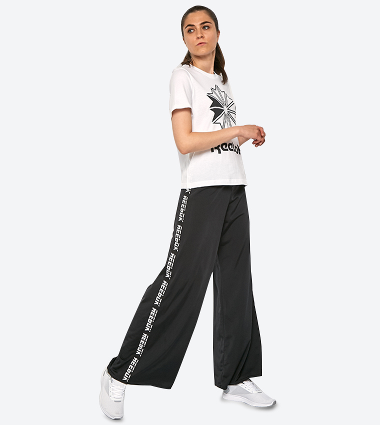 Logo Printed Short Sleeves Round Neck T-Shirt