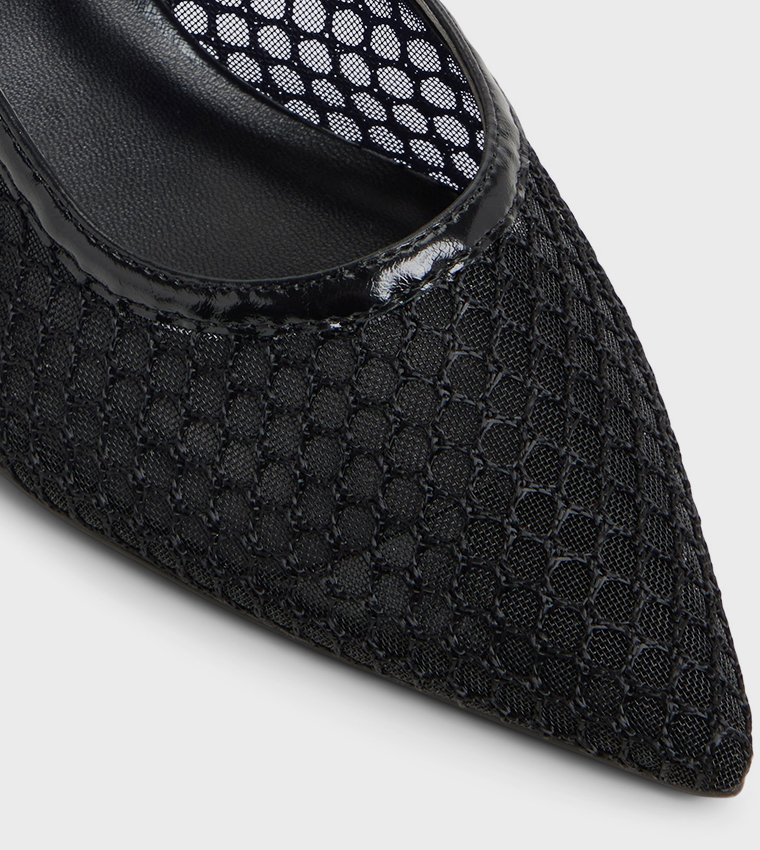 DUAA Mesh Slingback Pumps