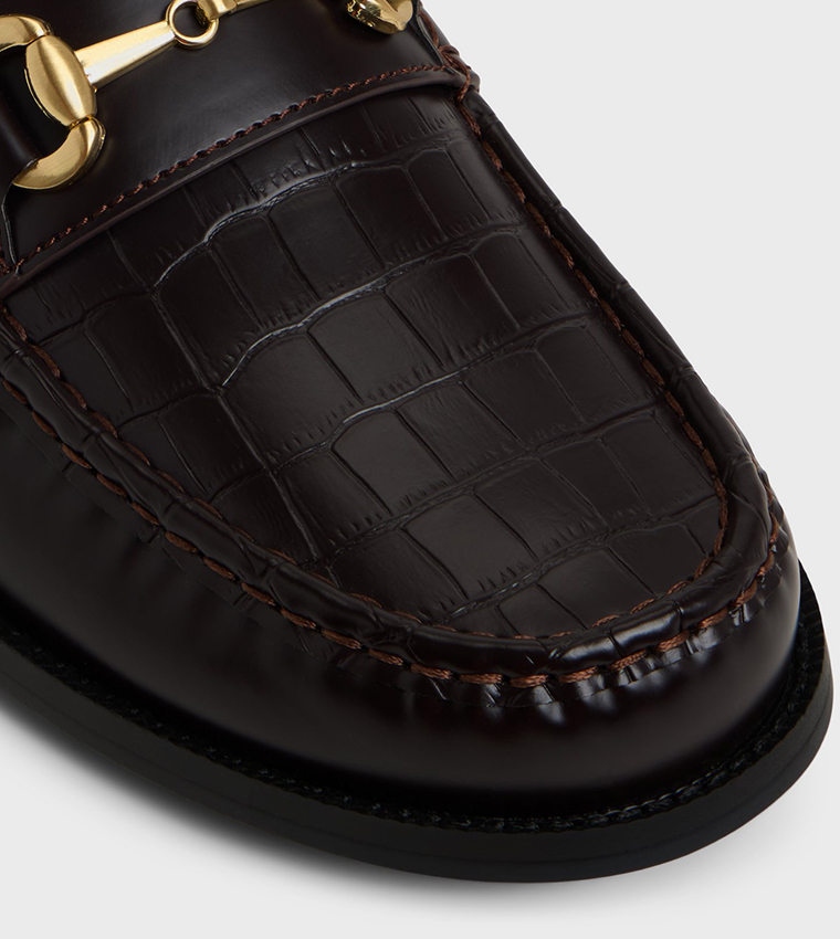 DULCE Metal Accent Loafers