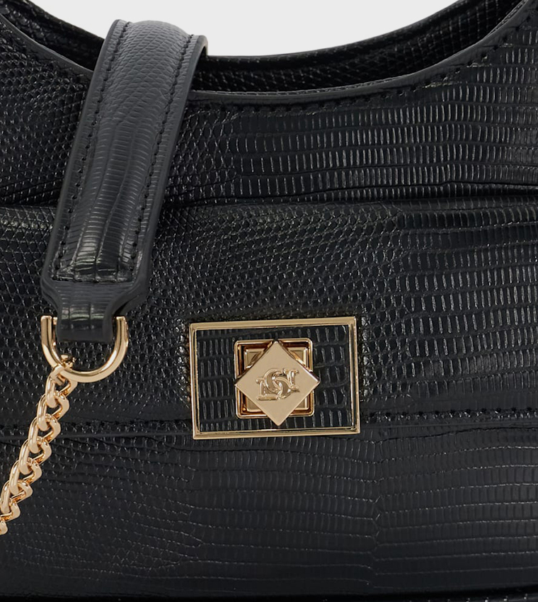 DURANNE Textured Shoulder Bag