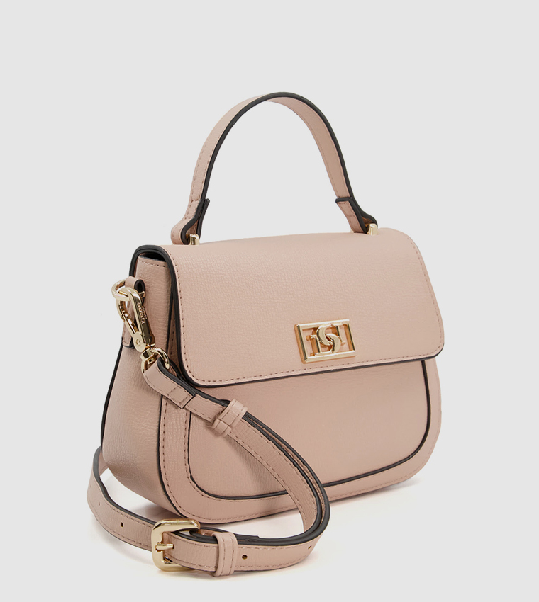 Buy Dune London DUYGU Textured Mini Bag With Sling In Light Pink