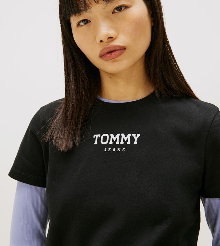 Essential Logo Print Crew Neck T-Shirt