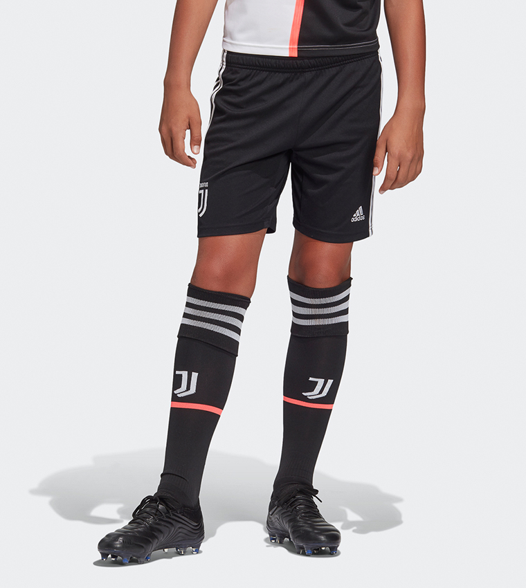 Buy Adidas 19/20 Juventus Home Short Youth Black/White Multiple Colors | 6thStreet Oman
