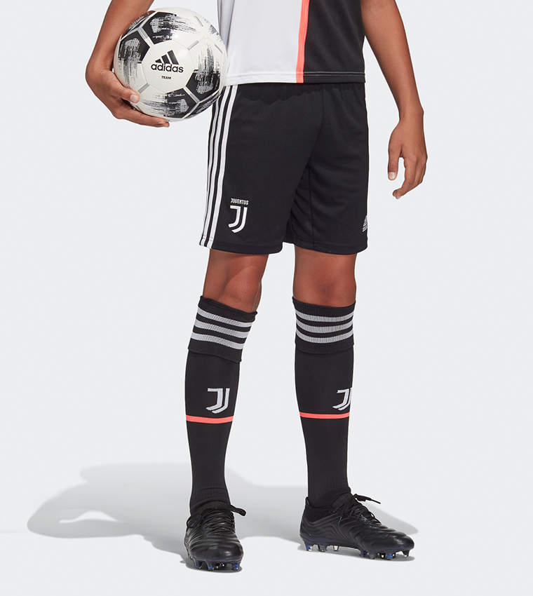Buy Adidas 19/20 Juventus Home Short Youth Black/White Multiple Colors | 6thStreet Oman