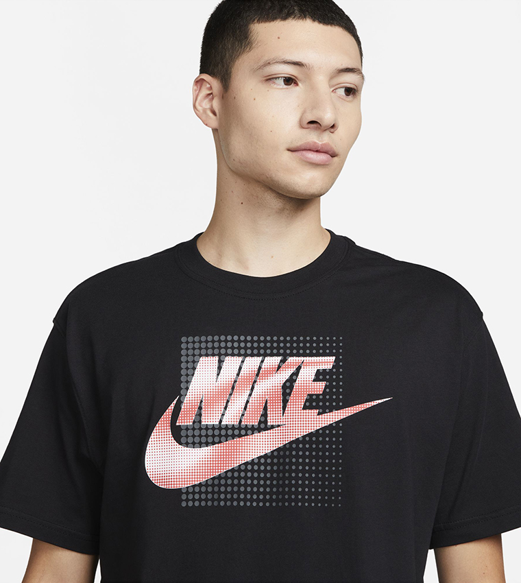 Buy Nike Logo Printed M90 12Mo Futura T Shirt In Black | 6thStreet UAE