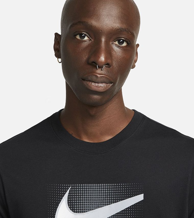 Logo Printed 12Mo Swoosh Active T-Shirt