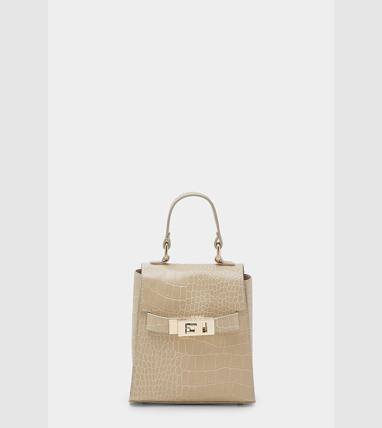 Faux croc mini bag best sale