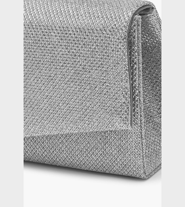 Glitter Envelope Clutch Bag and Chain
